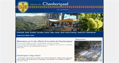 Desktop Screenshot of chamborigaud.fr