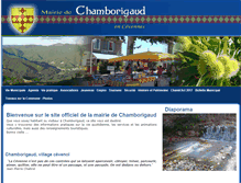 Tablet Screenshot of chamborigaud.fr